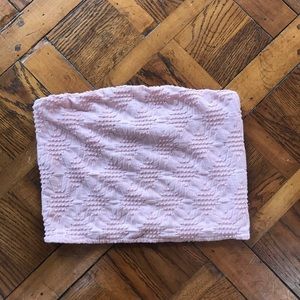 Urban Outfitters Pink Crop Top Bandeau